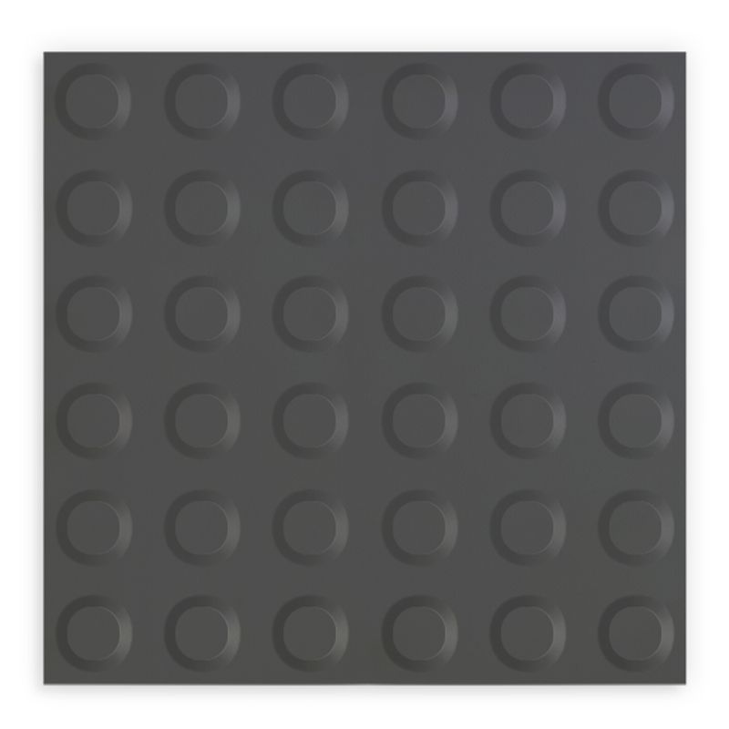 Taktile selvklebende fliser med knotter 30 x 30 x 0,8 cm i TPU, velg farge