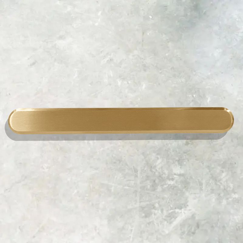 Taktile ribber i messing - 28cm med plugg. Velg variant. 