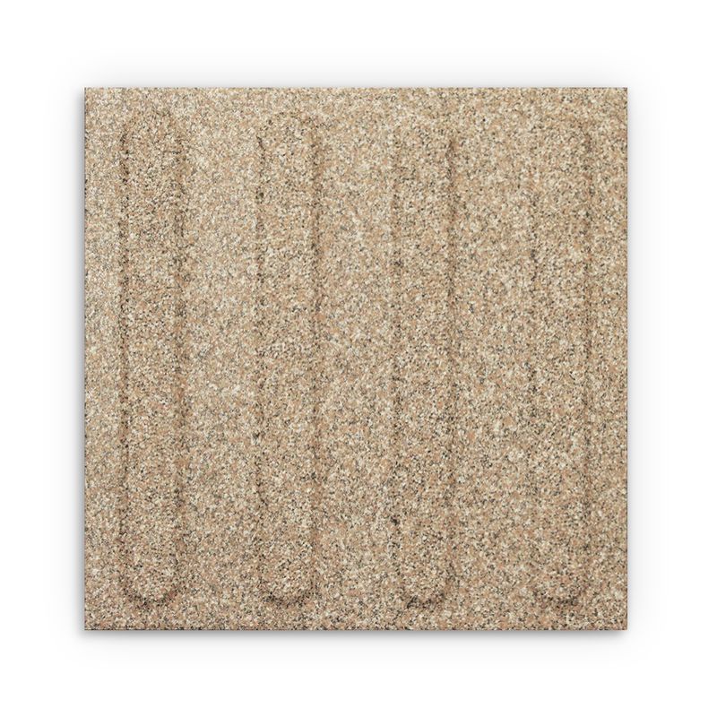 Taktile keramiske fliser med ribber – Brunrød spettet m/små sorte og hvite prikker 30*30 cm