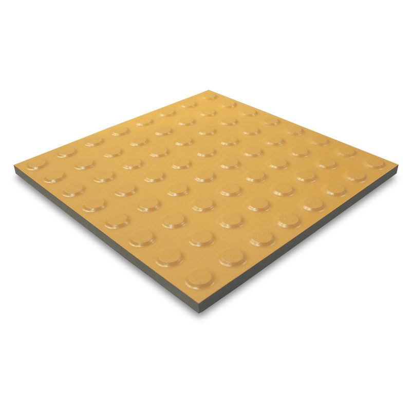 Taktile keramiske fliser med knotter - Lysebrun/Oransje 40*40 cm