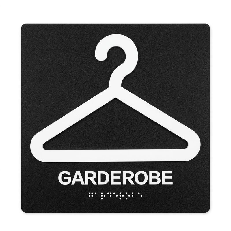 Taktile skilt - Garderobe