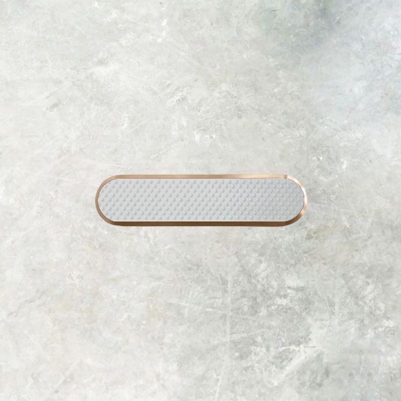 Taktile ribber i messing med ilegg - 13cm med lim. Velg farge. 